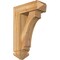Ekena Millwork Imperial Arts and Crafts Rough Sawn Bracket w/ Offset Brace, Western Red Cedar, 6"W x 16"D x 24"H BKT0604X16X24IMP03RWR - alternate 1